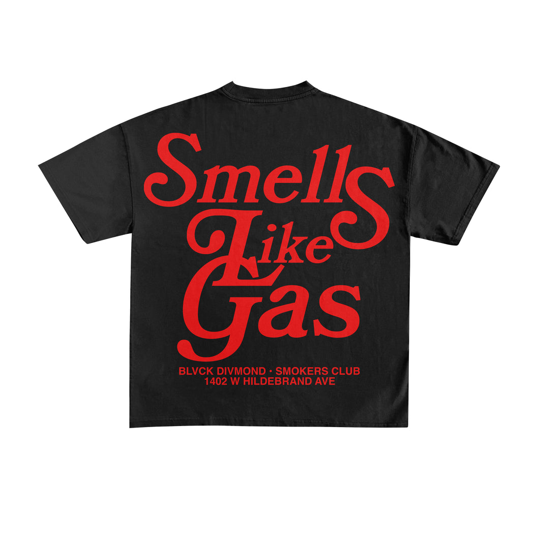 BLVCK DIVMOND TEE - SMELLS LIKE GAS